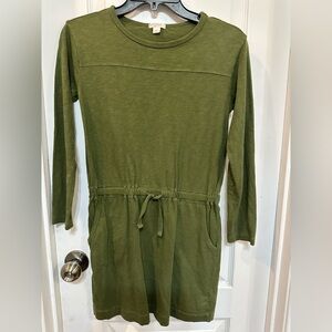 Crewcuts Olive Green Utility Dress (Girls 10-11)